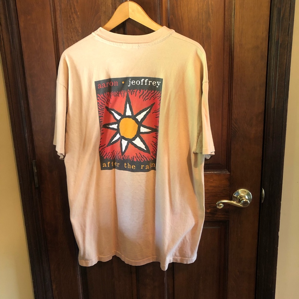 Rare Vintage 90s After The Rain Aaron Jeoffrey Christian Concert T-Shirt XL